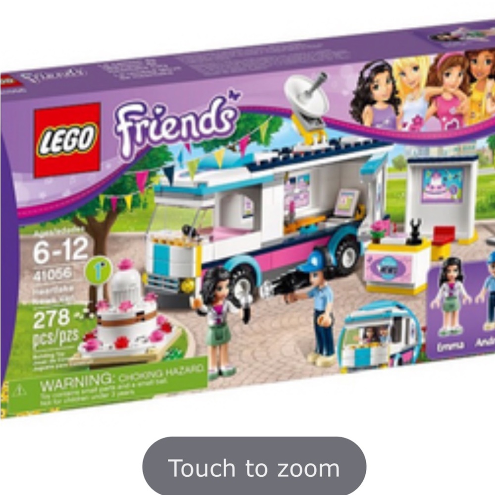 Lego friends I’m not Hartz Lake news van new in package package slightly damaged